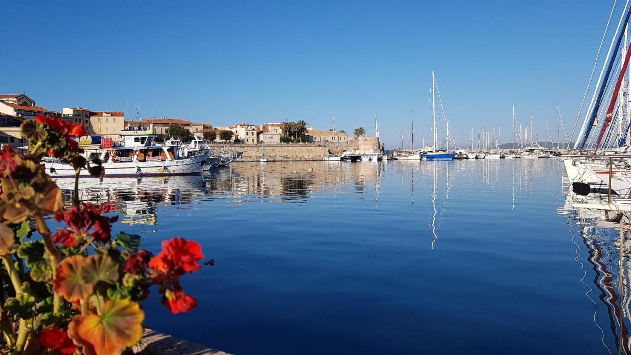 Appartamento In Centro Fronte Spiaggia Del Lido Con Terrazza Vista Mare E Wi-Fi アルゲーロ エクステリア 写真